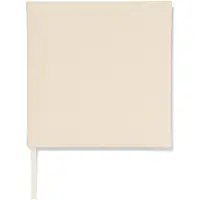 HEMA Gastenboek 24x24.5 linnen ecru (gebroken wit)