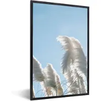 PosterMonkey Fotolijst incl. Poster - Lucht - Gras - Pampasgras - 40x60 cm - Posterlijst
