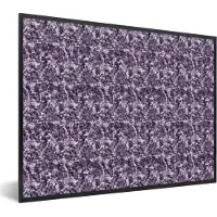 PosterMonkey Fotolijst incl. Poster - Patroon - Graniet - Structuur - 80x60 cm - Posterlijst