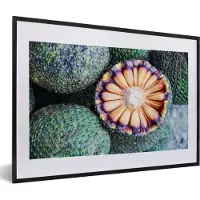 PosterMonkey Fotolijst incl. Poster - Braziliaans fruit fotoprint - 60x40 cm - Posterlijst