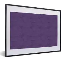 PosterMonkey Fotolijst incl. Poster - Leer - Paars - Dieren - 60x40 cm - Posterlijst