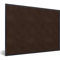 PosterMonkey Fotolijst incl. Poster - Leer - Bruin - Dierenhuid - 40x30 cm - Posterlijst