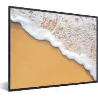 PosterMonkey Fotolijst incl. Poster - Strand - Water - Zee - Tropisch - Zomer - 80x60 cm - Posterlijst