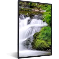 PosterMonkey Fotolijst incl. Poster - Water - Natuur - Waterval - 80x120 cm - Posterlijst