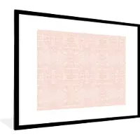 PosterMonkey Fotolijst incl. Poster - Inductie beschermer - Leer - Structuur - Dierenhuid - 80x60 cm - Posterlijst