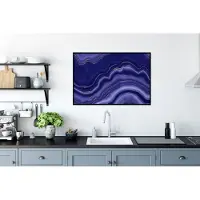 PosterMonkey Fotolijst incl. Poster - Glitter - Agaat steen - Edelstenen - 90x60 cm - Posterlijst