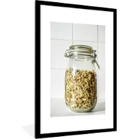 PosterMonkey Fotolijst incl. Poster - Pot met granola - 60x90 cm - Posterlijst