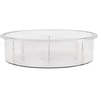 HEMA Draaiplateau Transparant Ø31x9.5 (transparant)