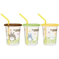SEMIC Ghibli - My Neighbor Totoro - Set van 3 glazen met rietjes