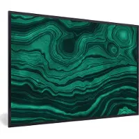 PosterMonkey Fotolijst incl. Poster - Agaat - Edelstenen - Geode - 60x40 cm - Posterlijst