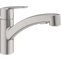 GROHE Start Keukenmengkraan Lage Uitloop Uittrekbare Dual Spray