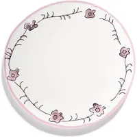 Serax MARNI Midnightflowers - Bord L Dark Viola 28 cm - 2 stuks