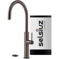 Selsiuz 3-in-1 kokend water kraan met single boiler gun metal