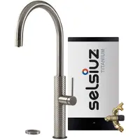 Selsiuz 3-in-1 kokend water kraan met combi extra boiler RVS