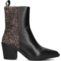 Maruti Gisele Leather Enkellaarzen | Maat 39 Dames Zwart