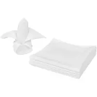 vidaXL Servetten wit 25 stuks 50 x 50 cm