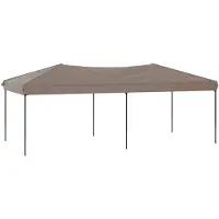 vidaXL Partytent inklapbaar 3x6 m taupe