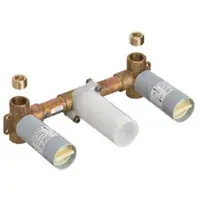 Hansgrohe Axor Massaud basisgarnituur voor 3-gats wandkraan