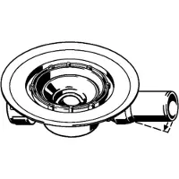 Viega inbouwdeel sifon v easydrain pro met flens 485412