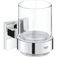 GROHE Start Cube Glas met houder - chroom 41097000