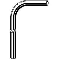 Viega Sanitair installatiemateriaal, Afløbsrør 40x220x680mm - Vork. Vinkel