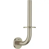 GROHE Essentials Closetrolhouder reserve Nickel Geborsteld