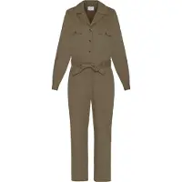 Sisters point ESPA-JU Dames Jumpsuit - Khaki - Maat S