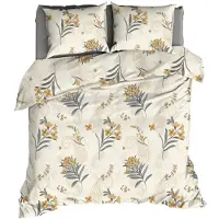 Satin d'or Dekbedovertrek Rodarte Offwhite Satijn-240 x 200 / 220 cm | Lits-Jumeaux