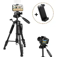 MOJOGEAR 140cm Statief met Premium Telefoonhouder