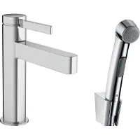 Hansgrohe finoris eengreeps wastafelmengkraan 110 met bidet handdouche en doucheslang 160 cm, chroom