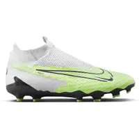 Nike Phantom GX Academy Dynamic Fit Gras / Kunstgras Voetbalschoenen (MG) Wit Felgeel Zwart