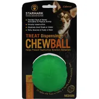 Starmark voerbal treat dispensing chew ball Medium 7x7x7 cm