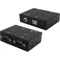 EXSYS EX-13072HM USB 2.0 naar 2 x seriële RS-232 poorten metalen behuizing FTDI chipset