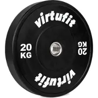 VirtuFit Bumper Plate - Olympische Halterschijf van Rubber - 50 mm - 20 kg