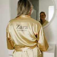 Yoursurprise Kimono met naam - Goud