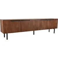 Label51 Tv-meubel rio 220x40x60 cm espresso mangohout