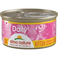 Almo Nature 24x Daily Menu Kattenvoer Nat Kitten Mousse Kip 85 Gr