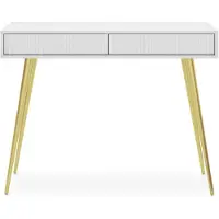 Selsey Kaptafel Giulia | Design spaanplaat zwart 104x80x38 cm kaptafels | NADUVI