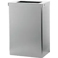 Ophardt hygiene Afvalbak aan de bovenzijde open van RVS met zakhouder 50 ...