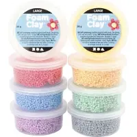 Foam Clay Large Basisset van 8 kleuren - Boetseren - Aan de lucht drogende klei