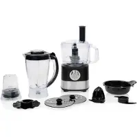 Princess 221054 - Multifunctionele Foodprocessor - 8 in 1 - Keukenmachine - Blender - Krachtige motor 1000W - 2 liter