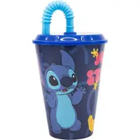 Trade invaders Drinkbeker met Rietje - Bioscoop Beker - 430 ml. - Disney