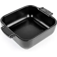 Peugeot Ovenschaal Appolia Vierkant Satijnzwart 18 cm
