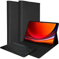 Accezz Bluetooth Keyboard Bookcase voor de Samsung Galaxy Tab S9 Ultra - QWERTY / NL - Zwart