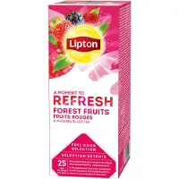 Lipton - Thee Refresh Bosvruchten 25 stuks | Pak a 25 stuk | 6 stuks