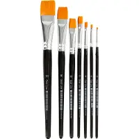 Creativ Company - Gold Line penselen - 7 Stuks