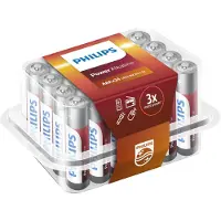 Philips Power Alkaline - AAA Batterijen - 24 stuks