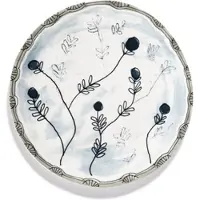 Serax MARNI Midnightflowers - Bord M Mirtillo Tea 24 cm - 2 stuks