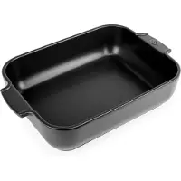 Peugeot Ovenschaal Appolia Rechthoekig Satijnzwart 32 cm