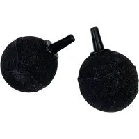 HS Aqua Luchtsteen Bal 30MM Zwart Blister 2 Stuks